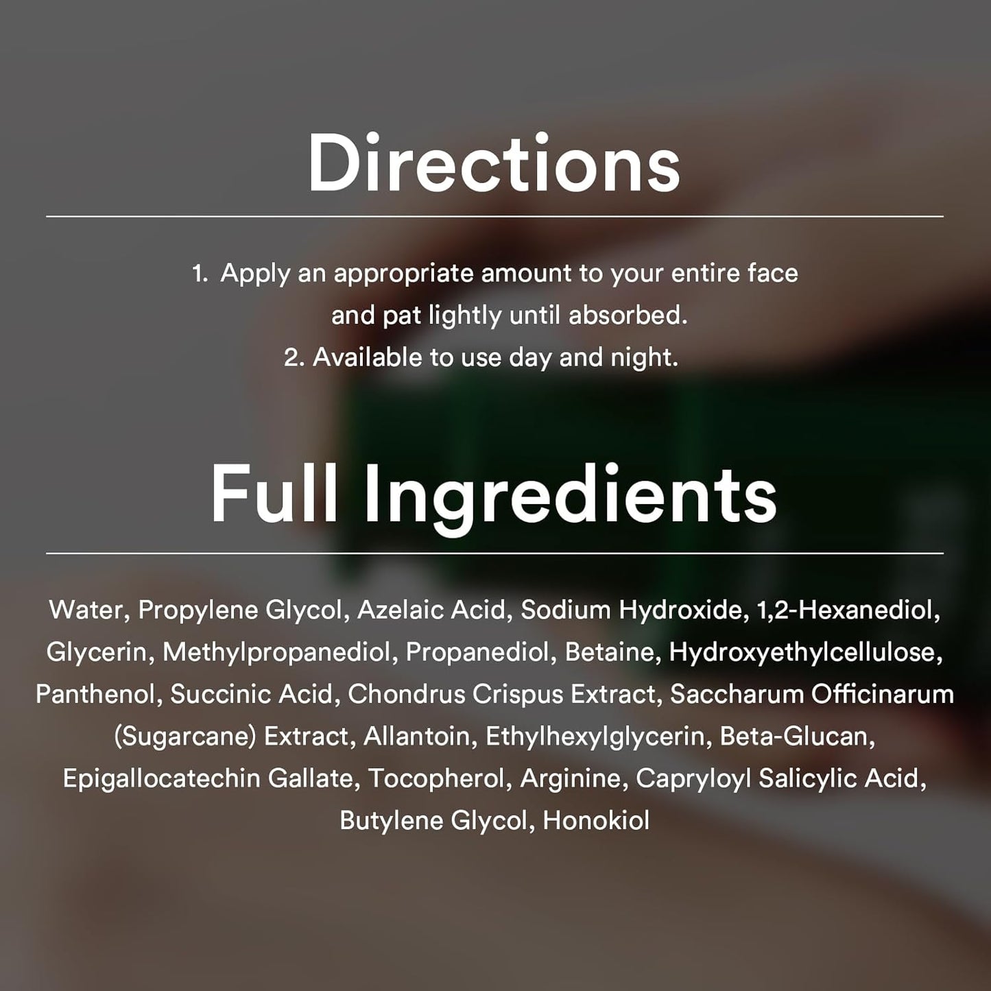 Abib Clear spot serum 7.325 pump with Seamoss Extract, Azelaic Acid, Succinic Acid 1.01 fl oz, 30 mL