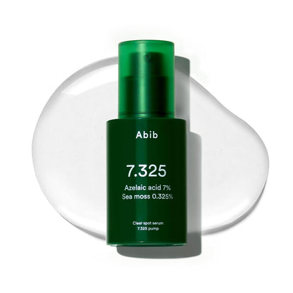 Abib Clear spot serum 7.325 pump with Seamoss Extract, Azelaic Acid, Succinic Acid 1.01 fl oz, 30 mL