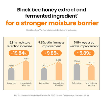 Dr. G - Royal Black Snail Cream - 50 ML - Snail Mucin Moisturizer, Korean Skincare, K Beauty for Dry Skin, Royal Jelly Protein Improves Skin Barrier, Niacinamide for Blemish Care; Skin Elasticity Care