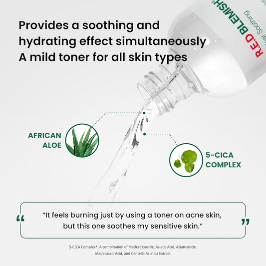 Dr.G RED Blemish Clear Soothing Korean Toner, 300ml - Korean Skin Care Toner