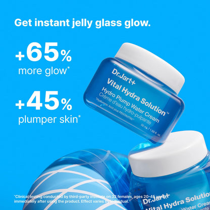 Dr.Jart+ Vital Hydra Solution Water Cream Glow Hydrating Korean Face Moisturizer with Hyaluronic Acid for Glass Skin| Korean Skin Care, 1.69 Fl Oz