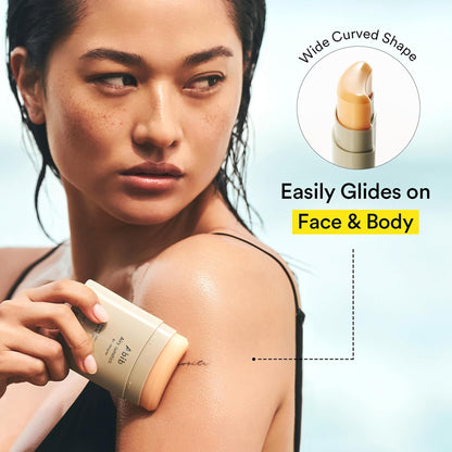 Abib Airy Sunstick Protection Bar Broad Spectrum SPF50+ 0.81 oz / 23 g (Semi-matte) | Korean Suncreen Stick Suncare Sunblock, No Whitecast, Protector Solar Barra, Water resistant